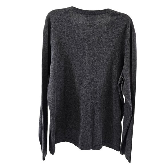 J. Ferrar Men’s V-Neck Charcoal Gray Cotton Nylon Pullover Sweater Size XL NWT - Picture 10 of 12